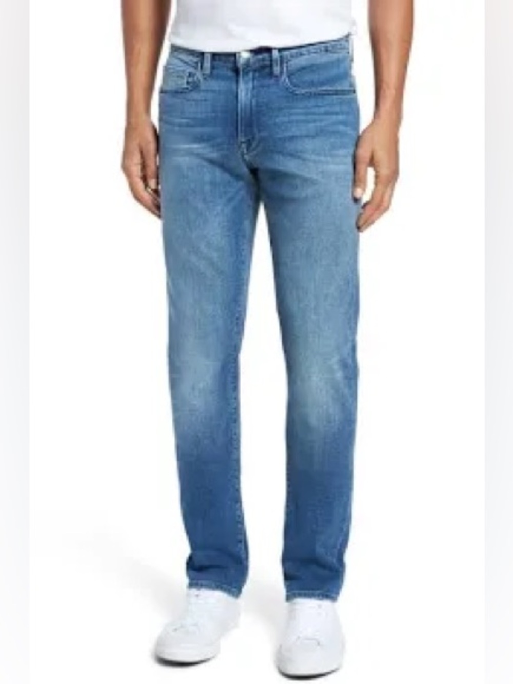 FRAME L’Homme Athletic Jeans Men’s 31 Blue Slim Straight Stretch Premium Denim